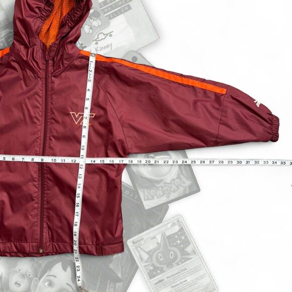Vintage Puma Virginia Tech Hooded Zip Up Windbreaker - Picture 5 of 5
